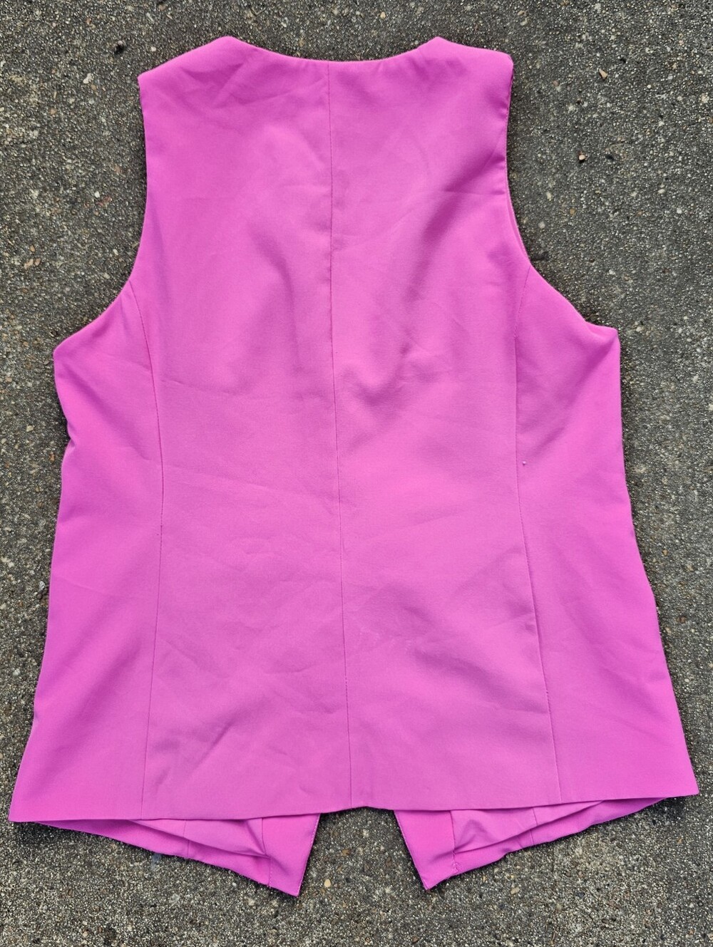 Hot Pink New York & Company Vest Size Large Legally Blonde Inspired - Picture 5 of 5